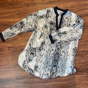 ZARA basics top, snake skin print